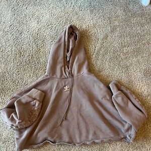 Adidas cropped hoodie size medium